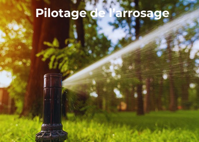 pilotage de l'arrosage automatique