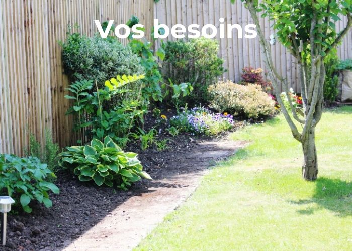 aménagement petit jardin besoins