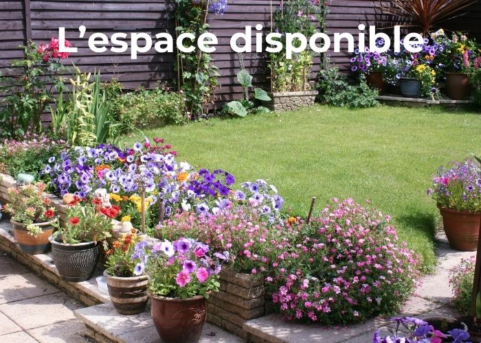 aménagement petit jardin espace disponible