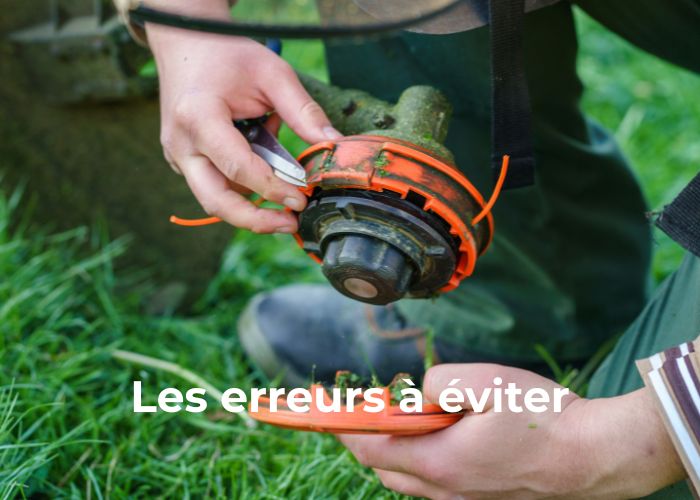 erreurs à éviter avec un rotofil thermique